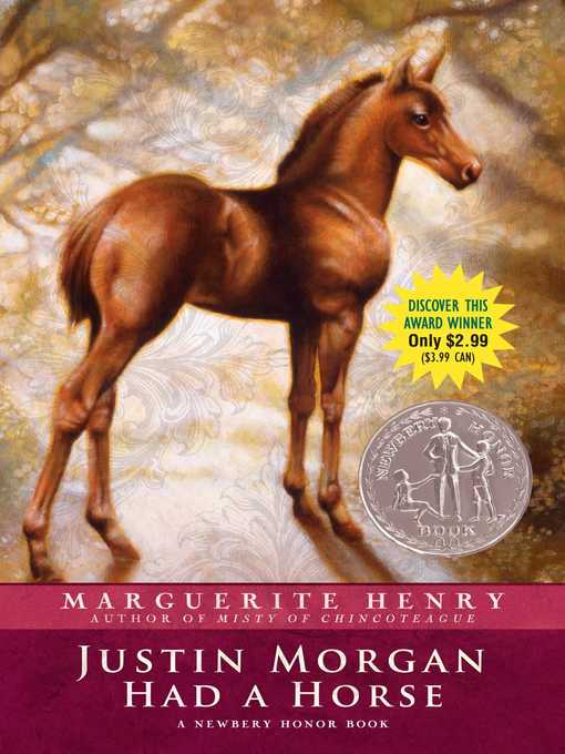 Title details for Justin Morgan Had a Horse by Marguerite Henry - Available
